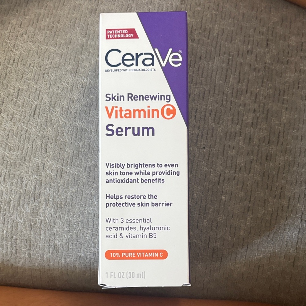 CeraVe Vitamin C Serum - White and Purple